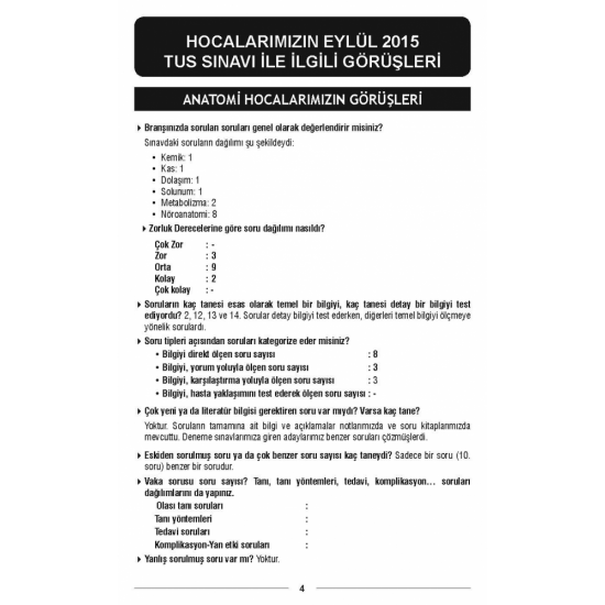 EYLÜL 2015 ÖSYM'nin Orjinal TUS SORULARI EYLÜL 2015 ÖSYM'nin Orjinal TUS SORULARI