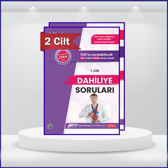 Klinisyen Prime Soruları Dahiliye ( 25.Baskı ) 1.2.Cilt