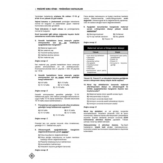 Klinisyen Soruları Pediatri ( 17.Baskı ) 1.2.Cilt Klinisyen Soruları Pediatri ( 17.Baskı ) 1.2.Cilt