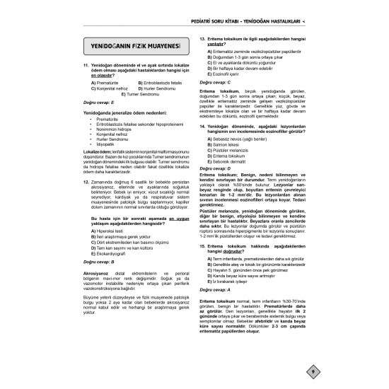 Klinisyen Soruları Pediatri ( 17.Baskı ) 1.2.Cilt Klinisyen Soruları Pediatri ( 17.Baskı ) 1.2.Cilt