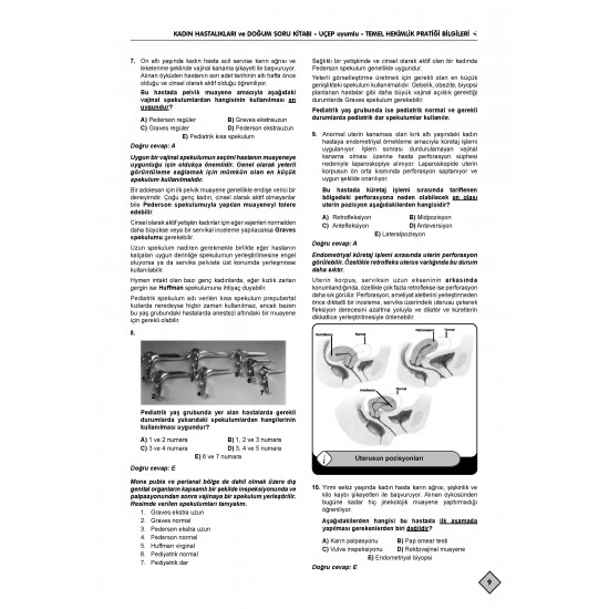 Klinisyen Soruları Kadın Doğum ( 14.Baskı ) Klinisyen Soruları Kadın Doğum ( 14.Baskı )