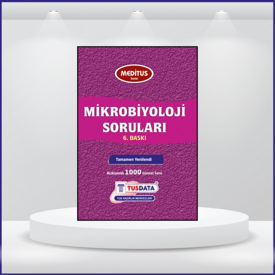 Meditus Soruları - Mikrobiyoloji ( 6.Baskı ) Meditus Soruları - Mikrobiyoloji ( 6.Baskı )