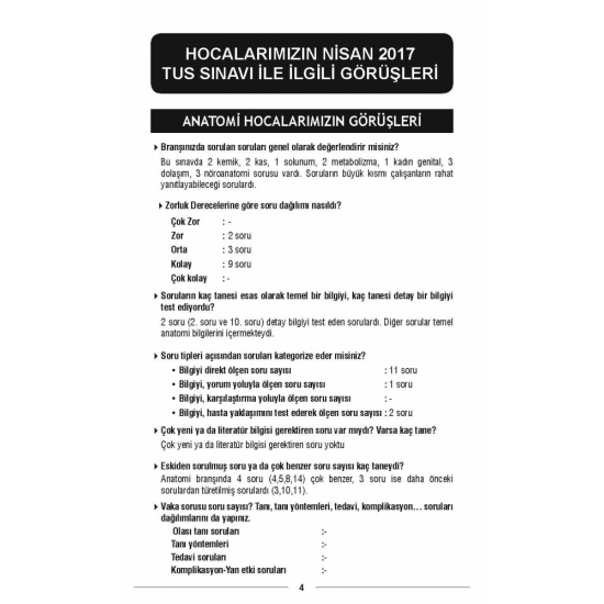 NİSAN 2017 ÖSYM'nin Orjinal TUS SORULARI NİSAN 2017 ÖSYM'nin Orjinal TUS SORULARI