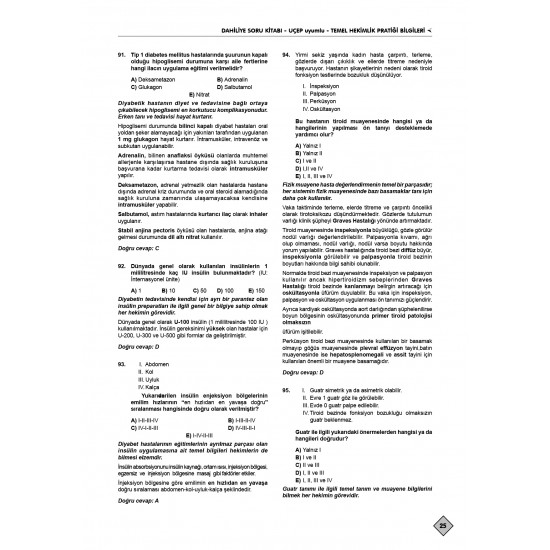 Klinisyen Prime Soruları Dahiliye ( 25.Baskı ) 1.2.Cilt