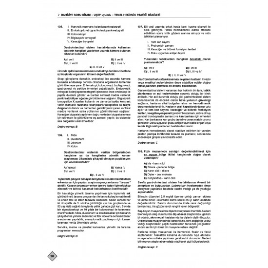Klinisyen Prime Soruları Dahiliye ( 25.Baskı ) 1.2.Cilt