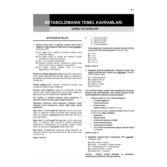 Prospektus TTS ( 11.Baskı ) Biyokimya
