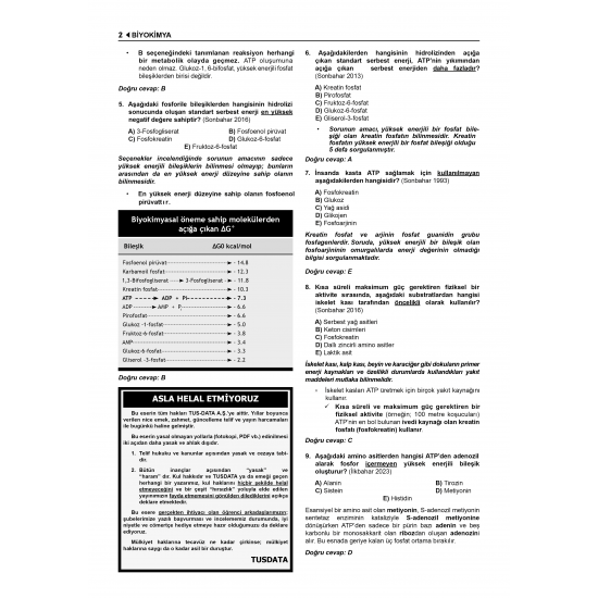 Prospektus TTS ( 11.Baskı ) Biyokimya