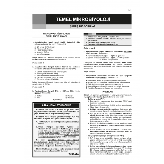 Prospektus TTS ( 11.Baskı ) Mikrobiyoloji