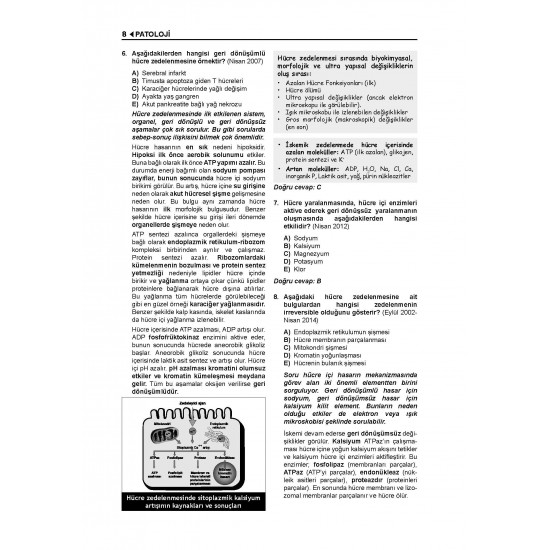 Prospektus Tüm Tus Soru ( 8.Baskı ) Patoloji Prospektus Tüm Tus Soru ( 8.Baskı ) Patoloji