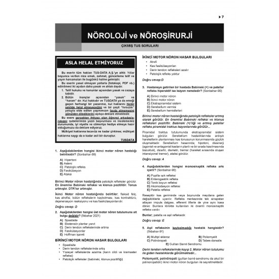 Prospektus Tüm Tus Soru ( 9.Baskı ) Küçük Stajlar Prospektus Tüm Tus Soru ( 9.Baskı ) Küçük Stajlar