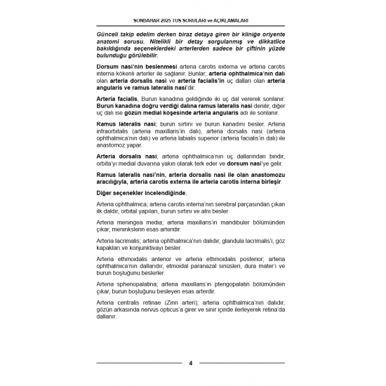 Sonbahar 2025 ÖSYM nin Orijinal TUS Soruları Sonbahar 2025 ÖSYM nin Orijinal TUS Soruları