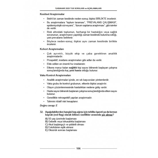 İlkbahar 2025 ÖSYM nin Orijinal TUS Soruları İlkbahar 2025 ÖSYM nin Orijinal TUS Soruları