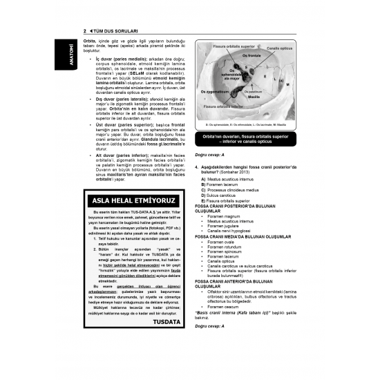 Tüm DUS Soruları ( 7.Baskı ) Temel / 1.Cilt Tüm DUS Soruları ( 7.Baskı ) Temel / 1.Cilt