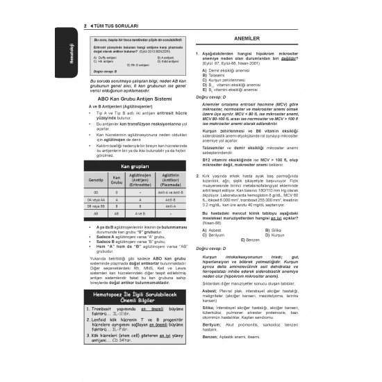 Tüm Tus Soruları ( 32.Baskı ) Dahiliye Tüm Tus Soruları ( 32.Baskı ) Dahiliye
