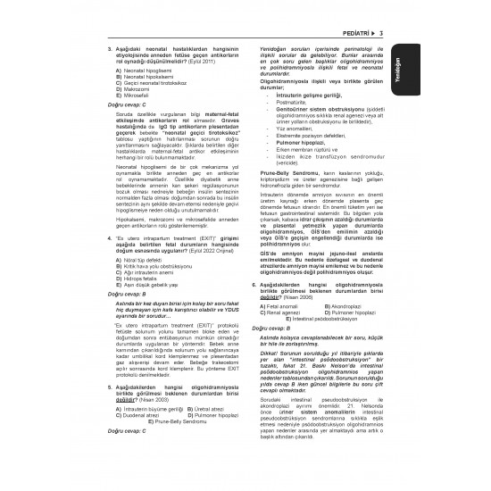 Tüm Tus Soruları ( 32.Baskı ) Pediatri Tüm Tus Soruları ( 32.Baskı ) Pediatri