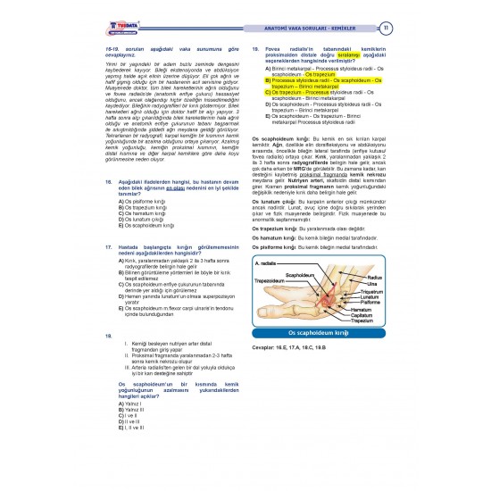 Vaka Soruları ANATOMİ ( 1.Baskı ) Vaka Soruları ANATOMİ ( 1.Baskı )