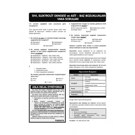 Vaka Soruları GENEL CERRAHİ ( 4.Baskı ) Vaka Soruları GENEL CERRAHİ ( 4.Baskı )