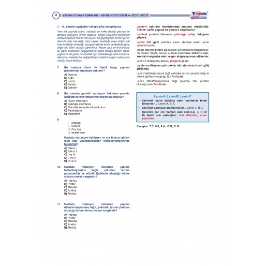 Vaka Soruları FİZYOLOJİ ( 1.Baskı ) Vaka Soruları FİZYOLOJİ ( 1.Baskı )