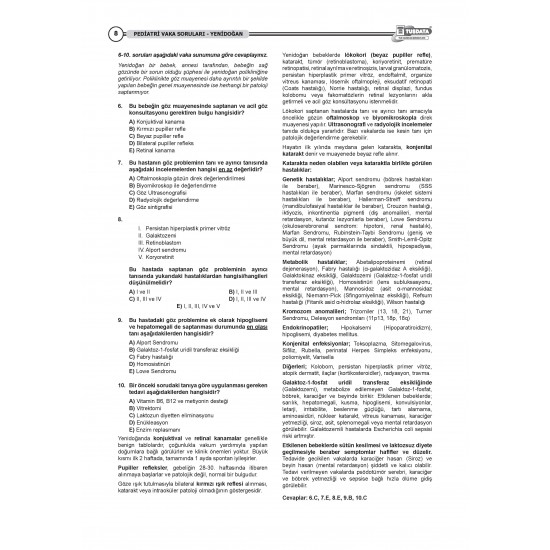 Vaka Soruları PEDİATRİ ( 4.Baskı ) Vaka Soruları PEDİATRİ ( 4.Baskı )