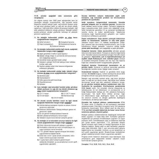 Vaka Soruları PEDİATRİ ( 4.Baskı ) Vaka Soruları PEDİATRİ ( 4.Baskı )