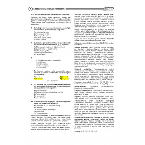 Vaka Soruları PEDİATRİ ( 5.Baskı ) Vaka Soruları PEDİATRİ ( 5.Baskı )