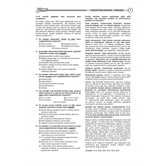 Vaka Soruları PEDİATRİ ( 5.Baskı ) Vaka Soruları PEDİATRİ ( 5.Baskı )