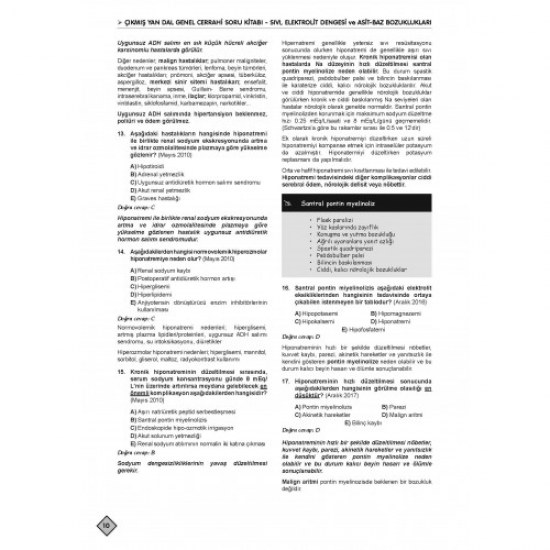 YDUS ÇIKMIŞ SORULARI (5.Baskı) G.CERRAHİ YDUS ÇIKMIŞ SORULARI (5.Baskı) G.CERRAHİ