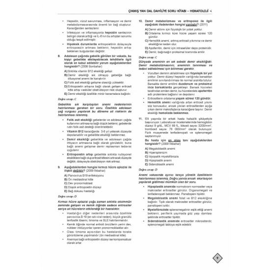 YDUS ÇIKMIŞ SORULARI ( 6.Baskı ) DAHİLİYE - SPİRELLİ BASKI YDUS ÇIKMIŞ SORULARI ( 6.Baskı ) DAHİLİYE - SPİRELLİ BASKI