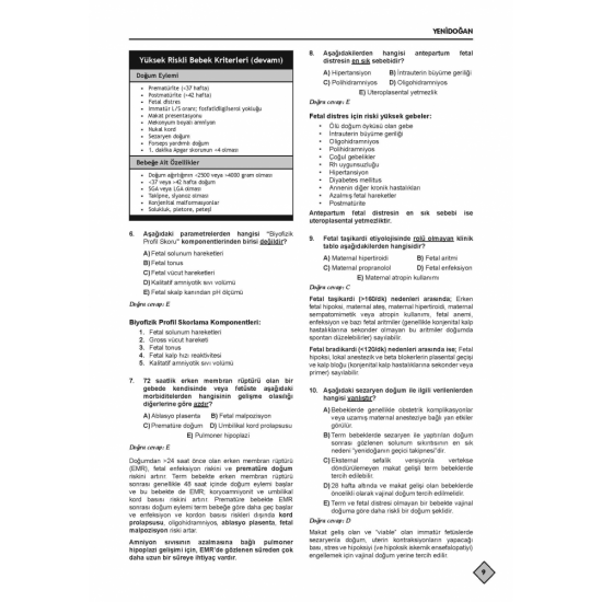 YDUS SORU KİTABI ( 3.Baskı ) PEDİATRİ 1.2.Cilt YDUS SORU KİTABI ( 3.Baskı ) PEDİATRİ 1.2.Cilt