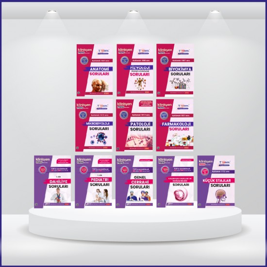 Klinisyen Prime Soru Kitapları ( 11 Cilt ) Takım