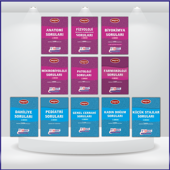 Meditus Soruları Serisi ( 11 Branş ) Takım Meditus Soruları Serisi ( 11 Branş ) Takım