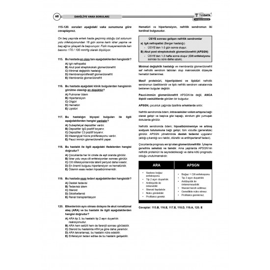 Vaka Soruları Dahiliye ( 16.Baskı )