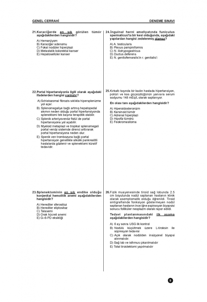 41 DENEME SINAVLARI SERİSİ ( 4.Cilt ) 41 DENEME SINAVLARI SERİSİ ( 4.Cilt )