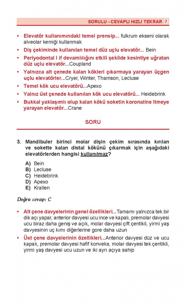 DUS REVİEW AĞIZ CERRAHİSİ ( 1.BASKI ) DUS REVİEW AĞIZ CERRAHİSİ ( 1.BASKI )