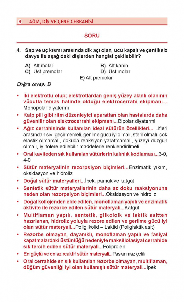 DUS REVİEW AĞIZ CERRAHİSİ ( 1.BASKI ) DUS REVİEW AĞIZ CERRAHİSİ ( 1.BASKI )