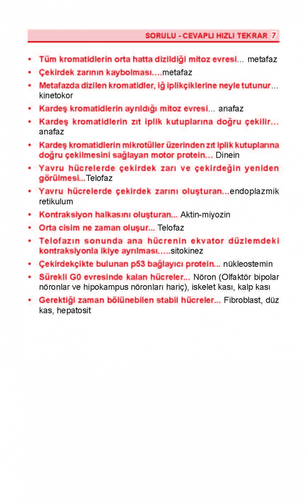 DUS Review Fizyoloji DUS Review Fizyoloji
