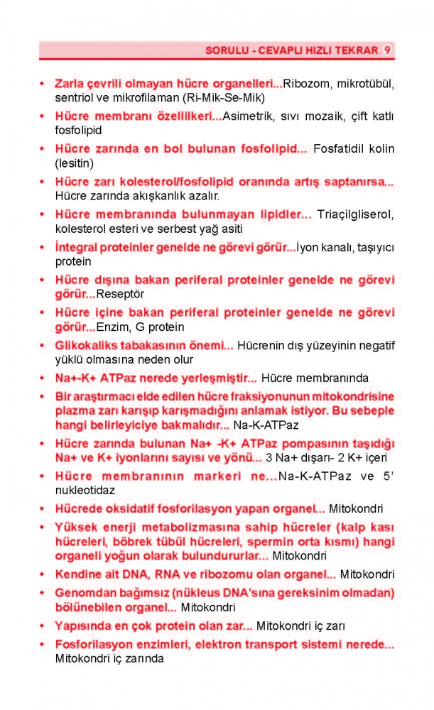 DUS Review Fizyoloji DUS Review Fizyoloji