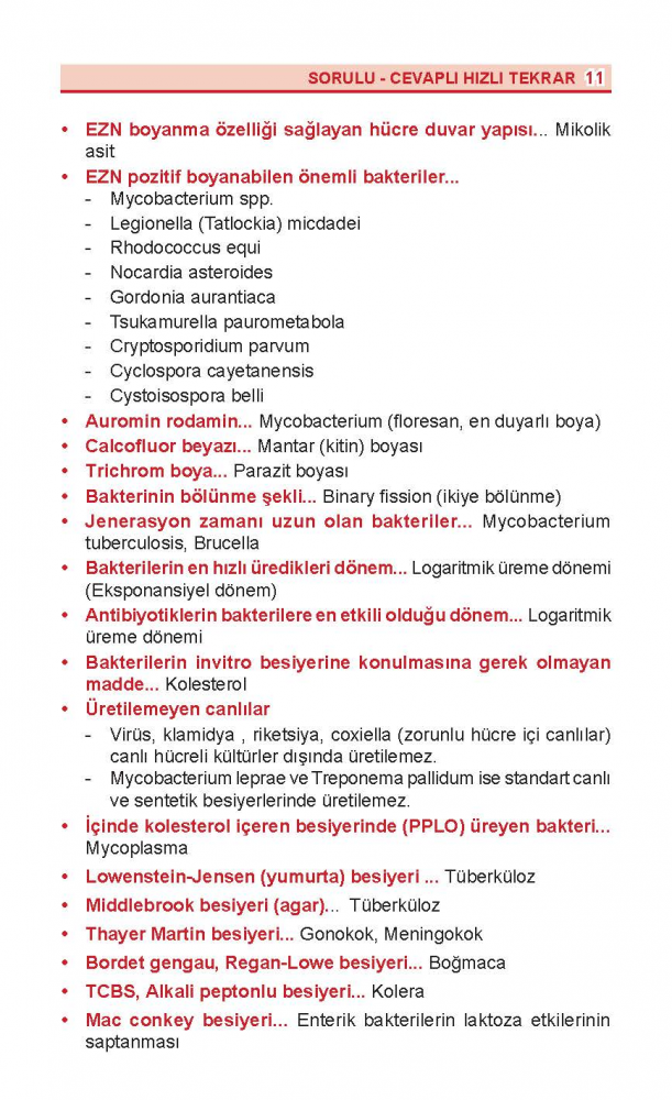 DUS Review Mikrobiyoloji DUS Review Mikrobiyoloji