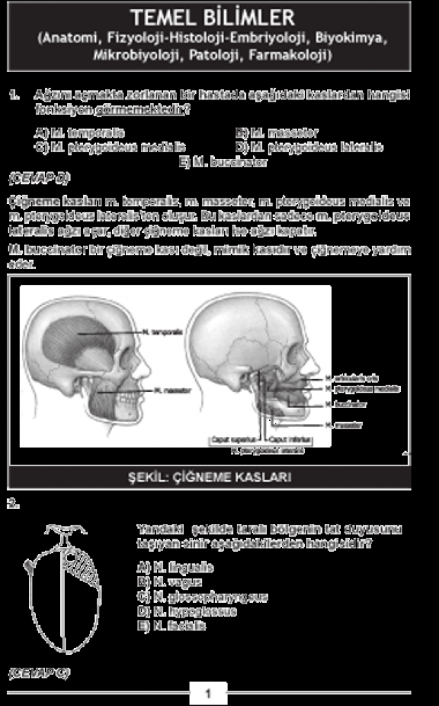 Eylül 2007 Açıklamalı Tus Soruları Eylül 2007 Açıklamalı Tus Soruları