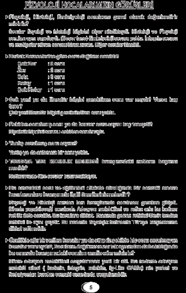 Nisan 2007 Açıklamalı Tus Soruları Nisan 2007 Açıklamalı Tus Soruları