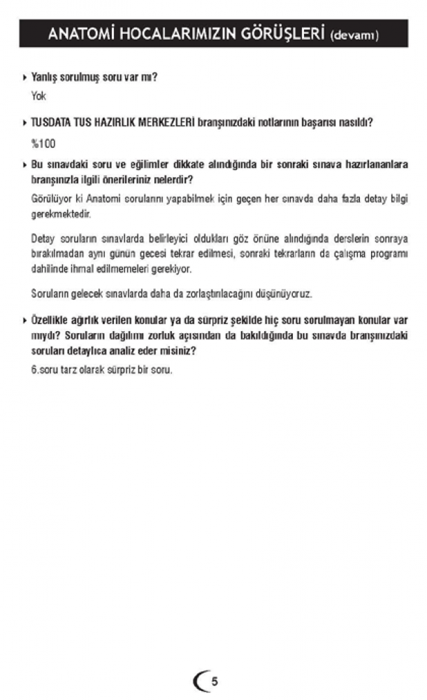 Nisan 2010 Açıklamalı Tus Soruları Nisan 2010 Açıklamalı Tus Soruları