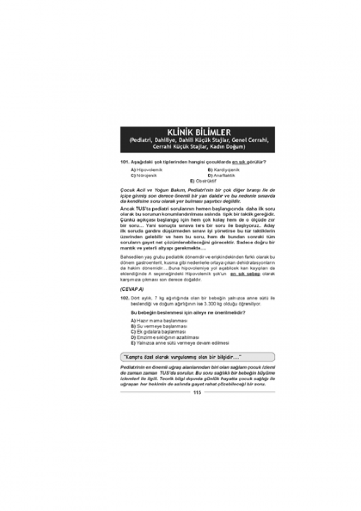 Nisan 2010 Açıklamalı Tus Soruları Nisan 2010 Açıklamalı Tus Soruları